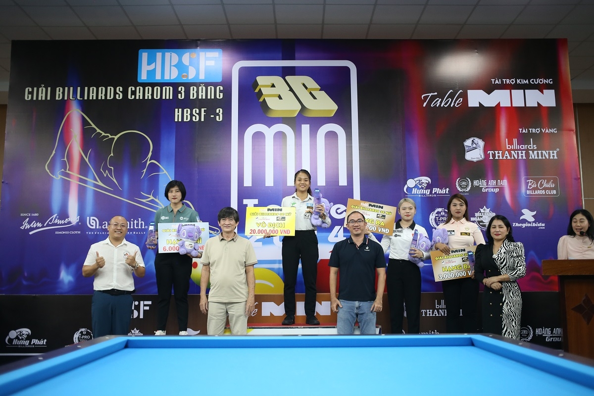 thanh luc, yen sinh vo dich giai billiards carom 3 bang hbsf tour 3 2024 hinh anh 7