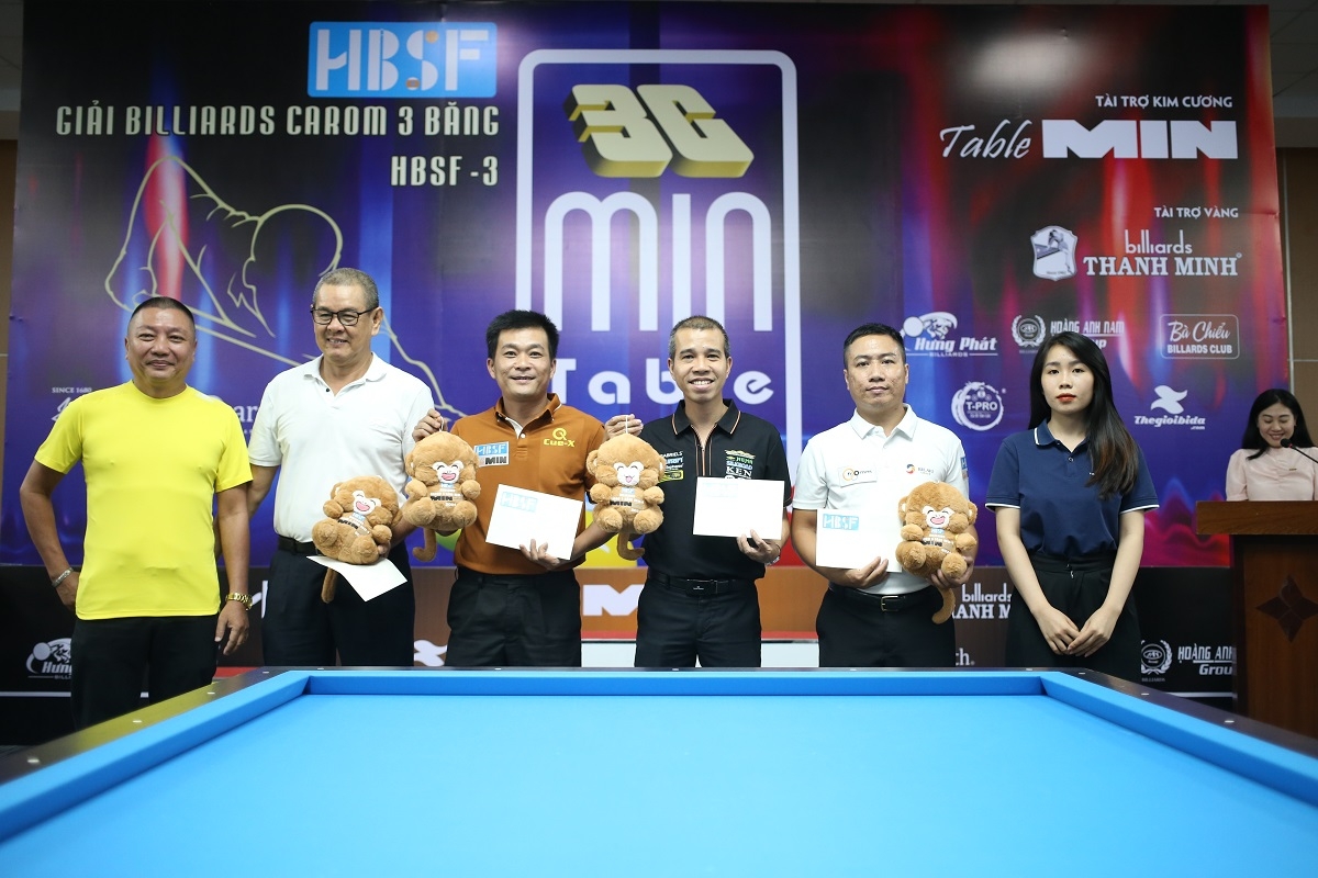 thanh luc, yen sinh vo dich giai billiards carom 3 bang hbsf tour 3 2024 hinh anh 8