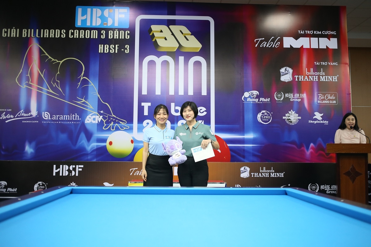 thanh luc, yen sinh vo dich giai billiards carom 3 bang hbsf tour 3 2024 hinh anh 12